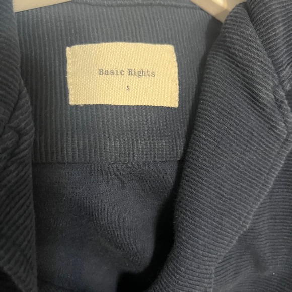 Basic Rights navy top - Picture 3 of 4